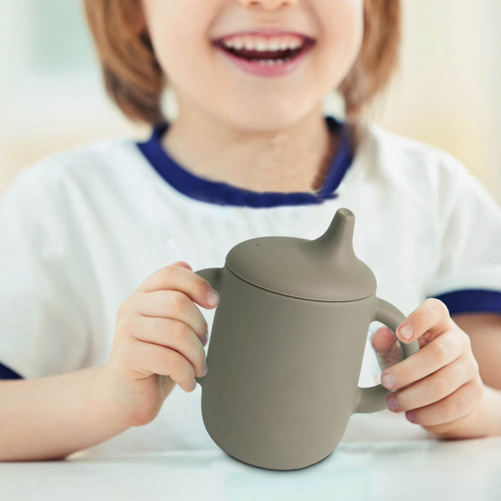 Leak-Proof Silicone Baby Cup with Soft Spout – BPA-Free Toddler Sippy Cup