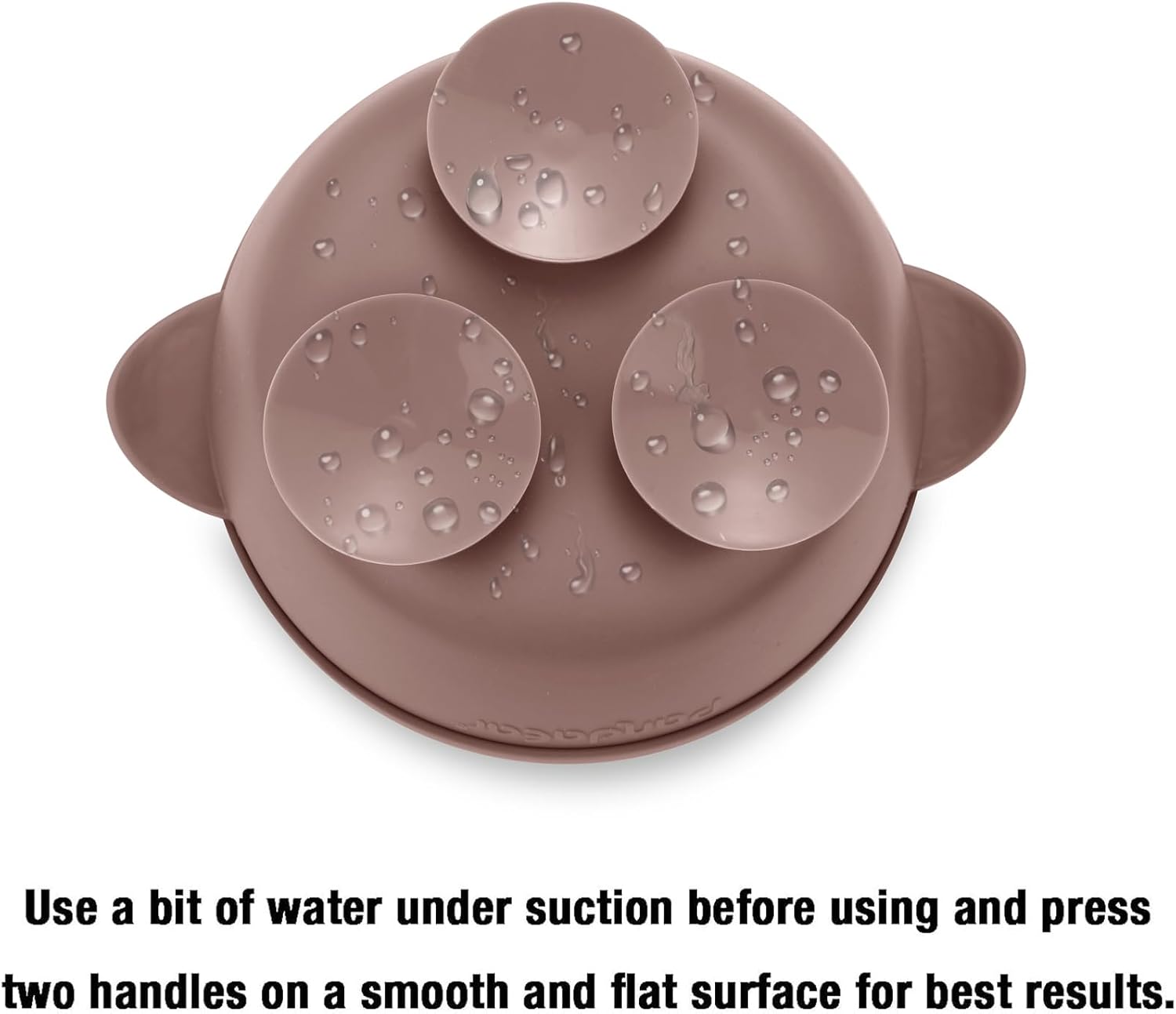 PandaEar 3 Pack Baby Suction Bowls with Lids – Stay Put Silicone Toddler Bowls for Self-Feeding & Travel