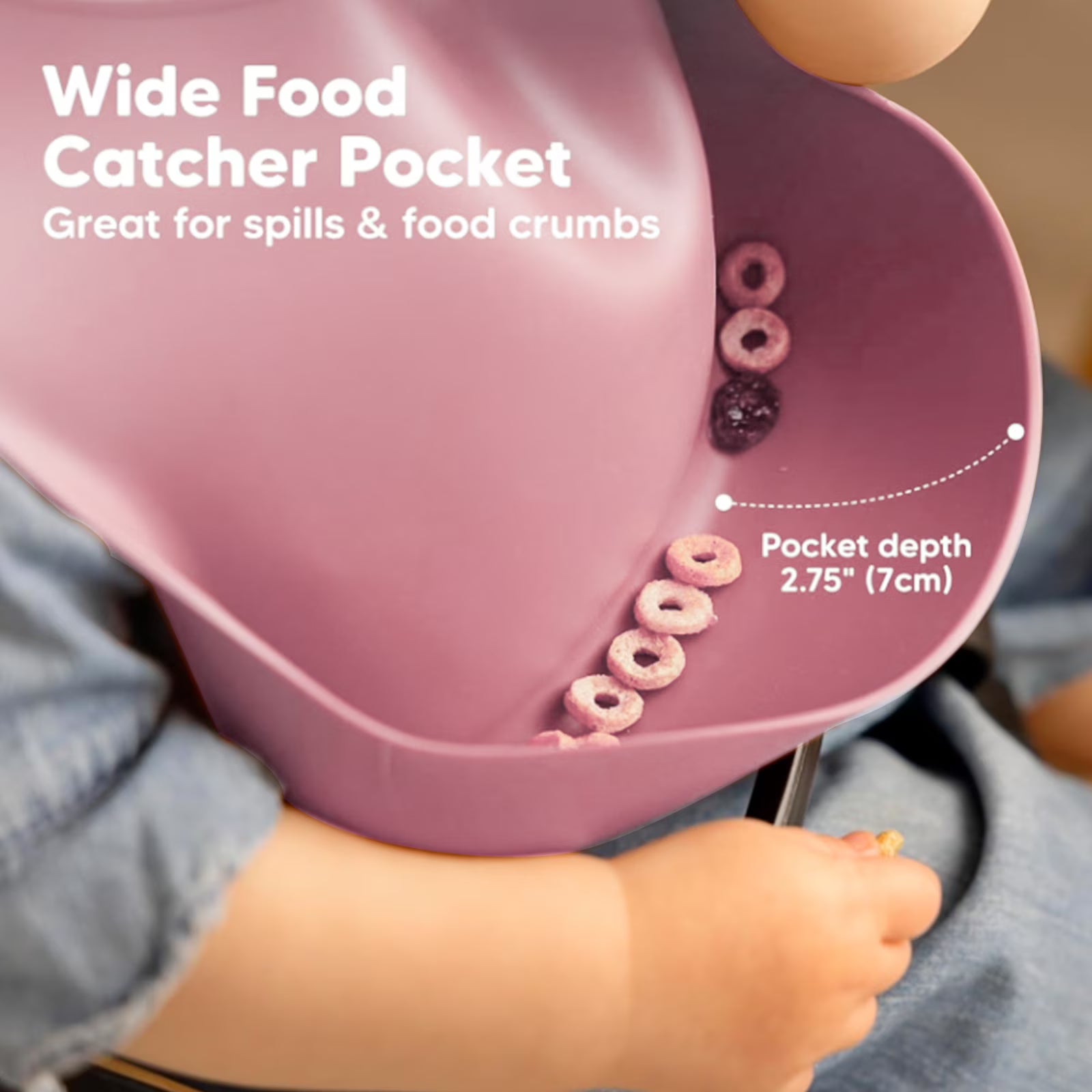 Benoxine Silicone Suction Plates & Baby Bib Feeding Set – 7Pcs BPA-Free Silicone Meal Set