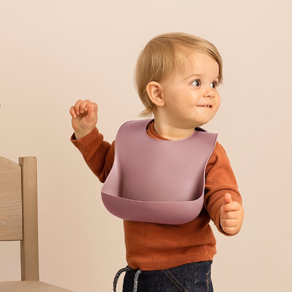 Benoxine Silicone Suction Plates & Baby Bib Feeding Set – 7Pcs BPA-Free Silicone Meal Set