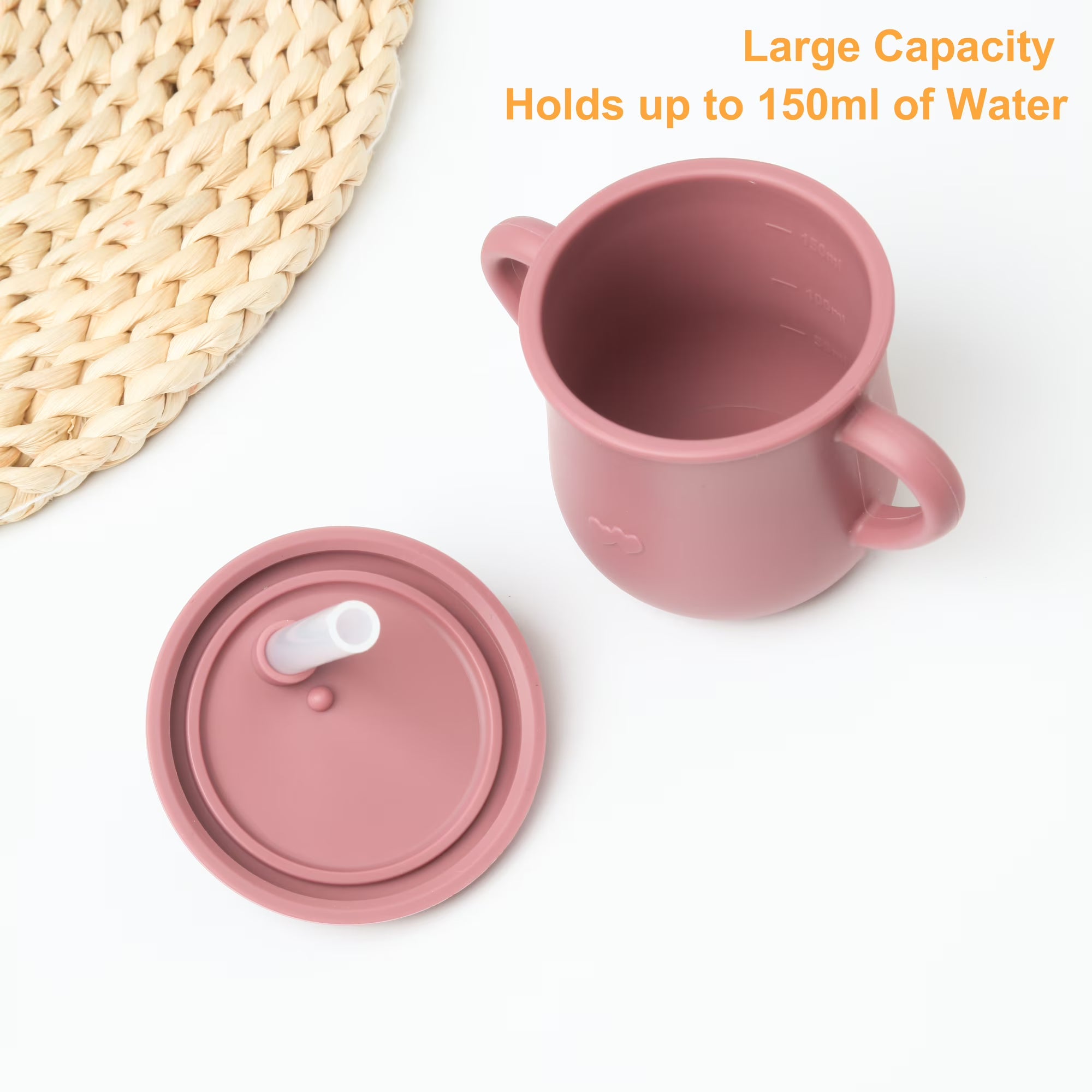 Benoxine Silicone Suction Plates & Baby Bib Feeding Set – 7Pcs BPA-Free Silicone Meal Set