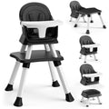 AILEEKISS 8-in-1 Baby High Chair, Toddler Booster Seat with Dishwasher-Safe Tray
