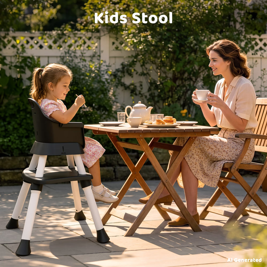AILEEKISS 8-in-1 Baby High Chair, Toddler Booster Seat with Dishwasher-Safe Tray