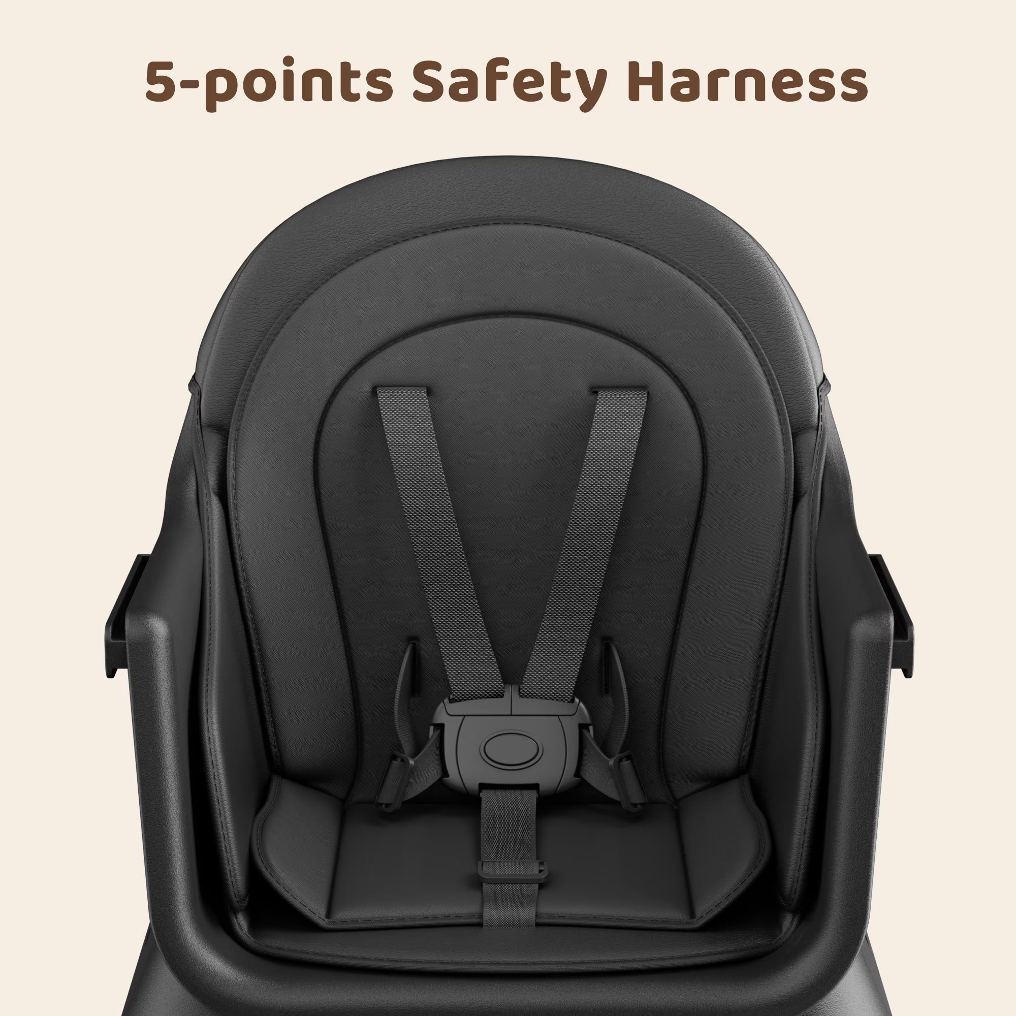 AILEEKISS 8-in-1 Baby High Chair, Toddler Booster Seat with Dishwasher-Safe Tray